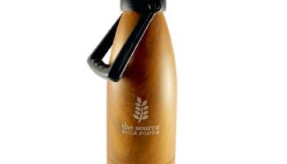 The Source Stainless Steel Water Bottle 350ml with handle image