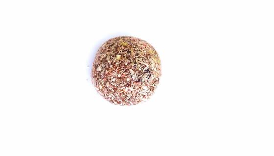 Raspberry and Coconut Protein Ball image